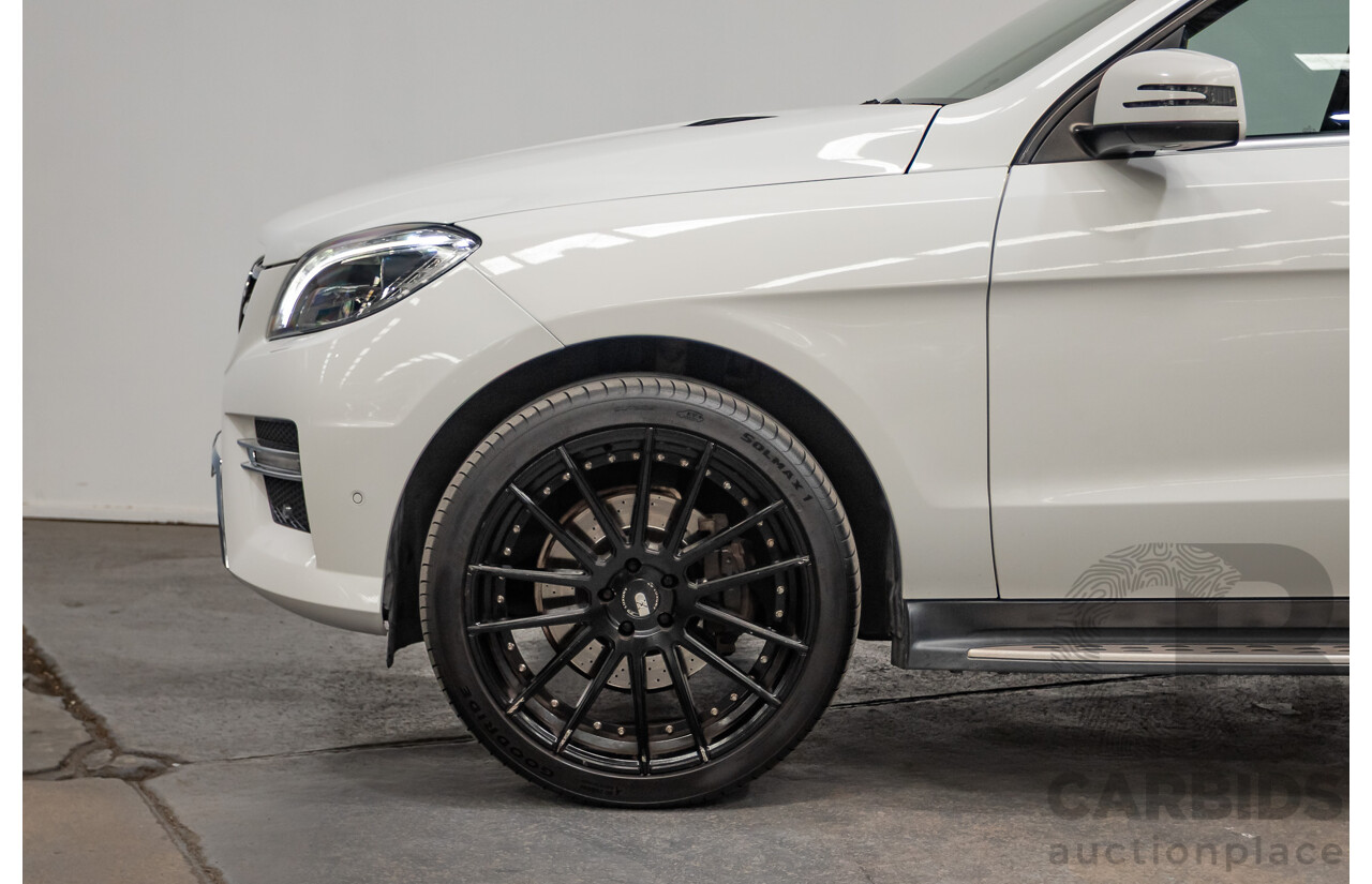 04/2014 Mercedes-Benz ML 250CDI BLUETEC (AWD) 166 MY14 4D Wagon Polar White Turbo Diesel 2.1L