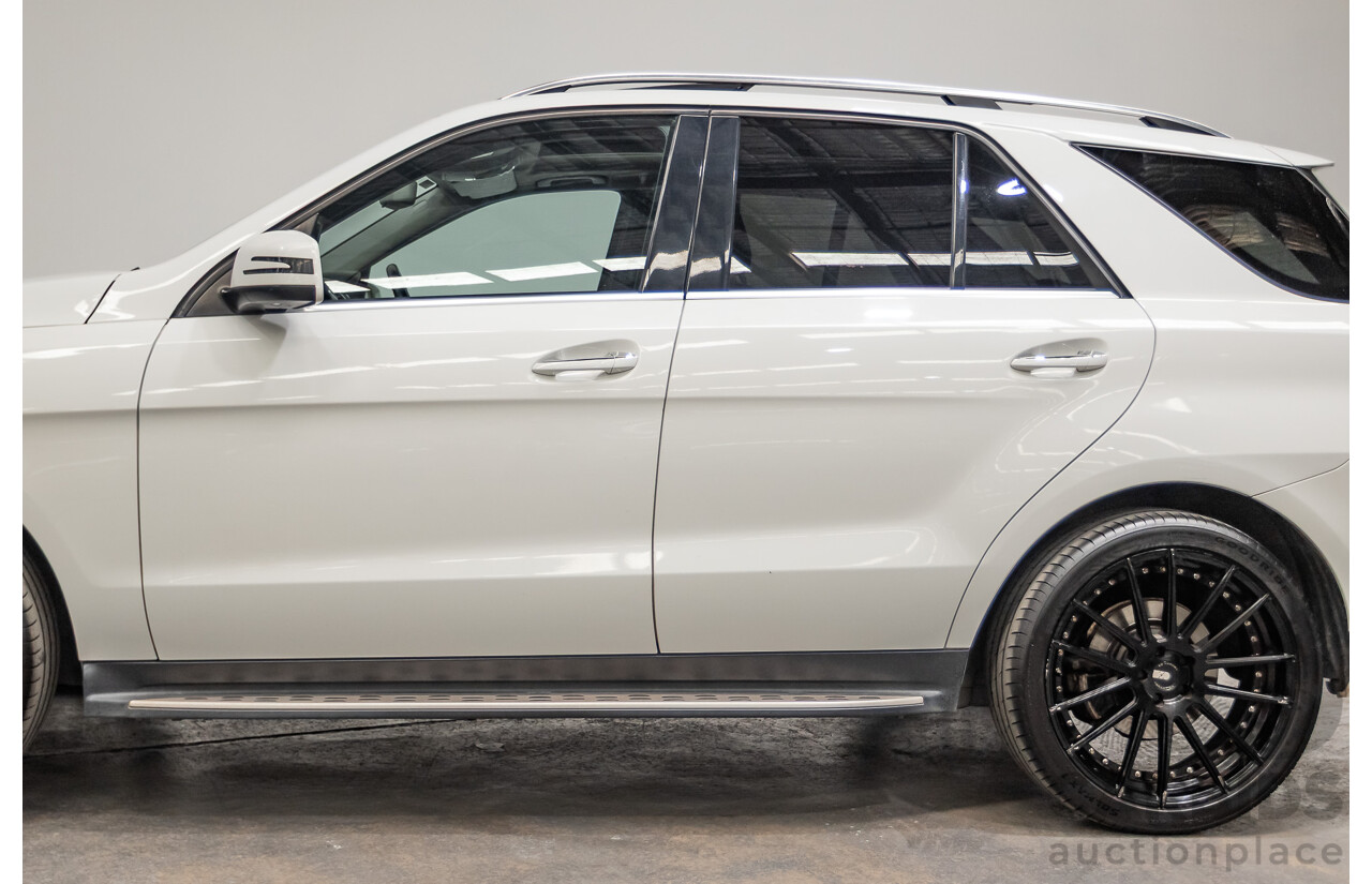 04/2014 Mercedes-Benz ML 250CDI BLUETEC (AWD) 166 MY14 4D Wagon Polar White Turbo Diesel 2.1L