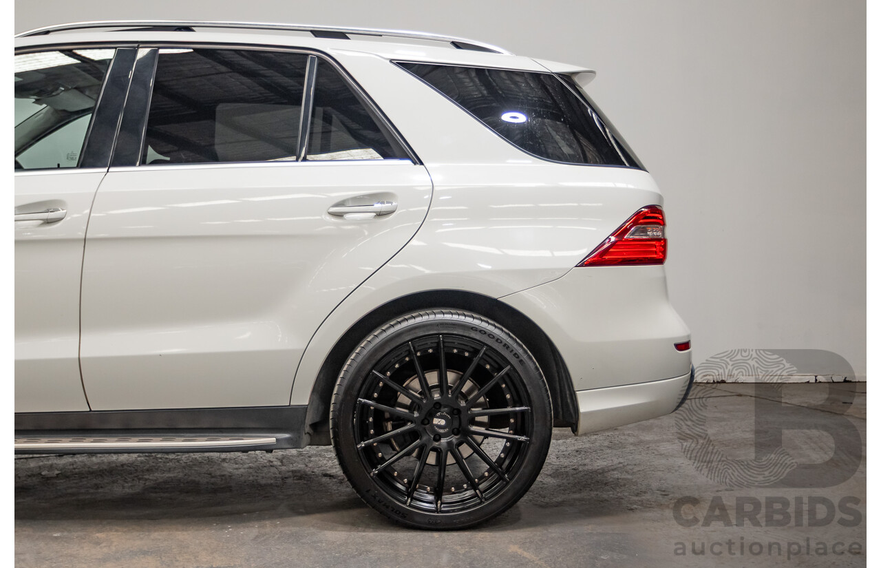 04/2014 Mercedes-Benz ML 250CDI BLUETEC (AWD) 166 MY14 4D Wagon Polar White Turbo Diesel 2.1L
