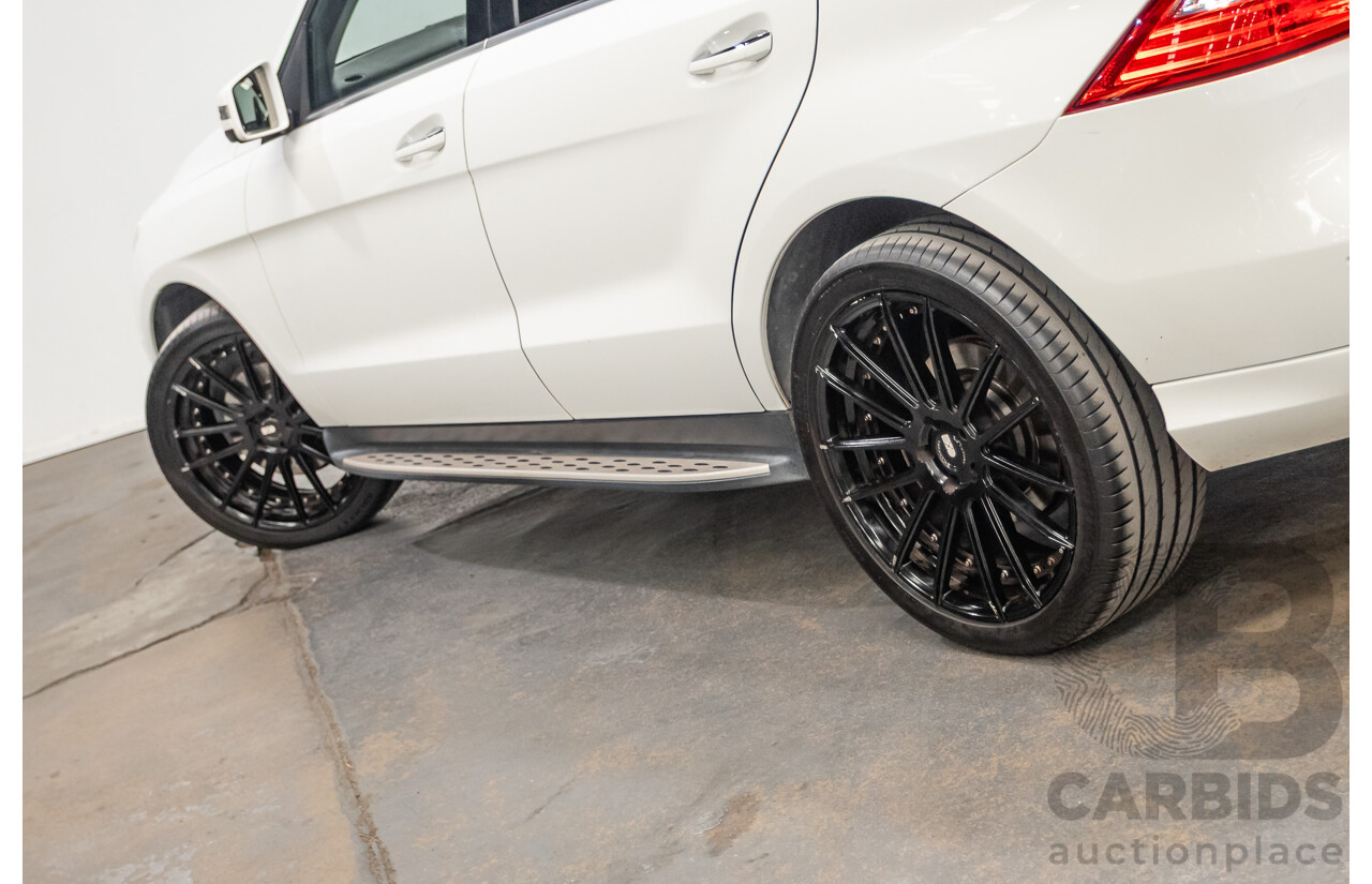 04/2014 Mercedes-Benz ML 250CDI BLUETEC (AWD) 166 MY14 4D Wagon Polar White Turbo Diesel 2.1L