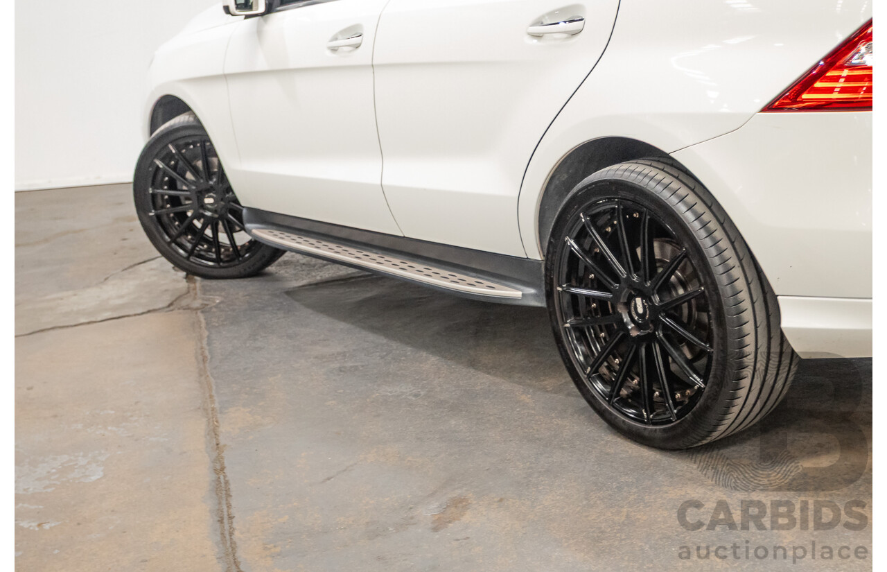 04/2014 Mercedes-Benz ML 250CDI BLUETEC (AWD) 166 MY14 4D Wagon Polar White Turbo Diesel 2.1L