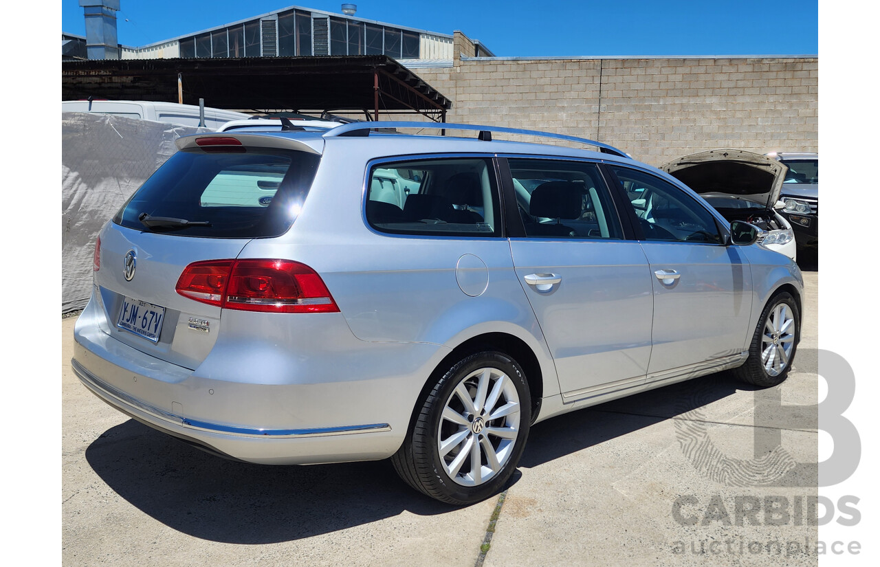 5/2013 Volkswagen Passat 130 TDI Highline 3C MY13.5 4d Wagon Silver 2.0L