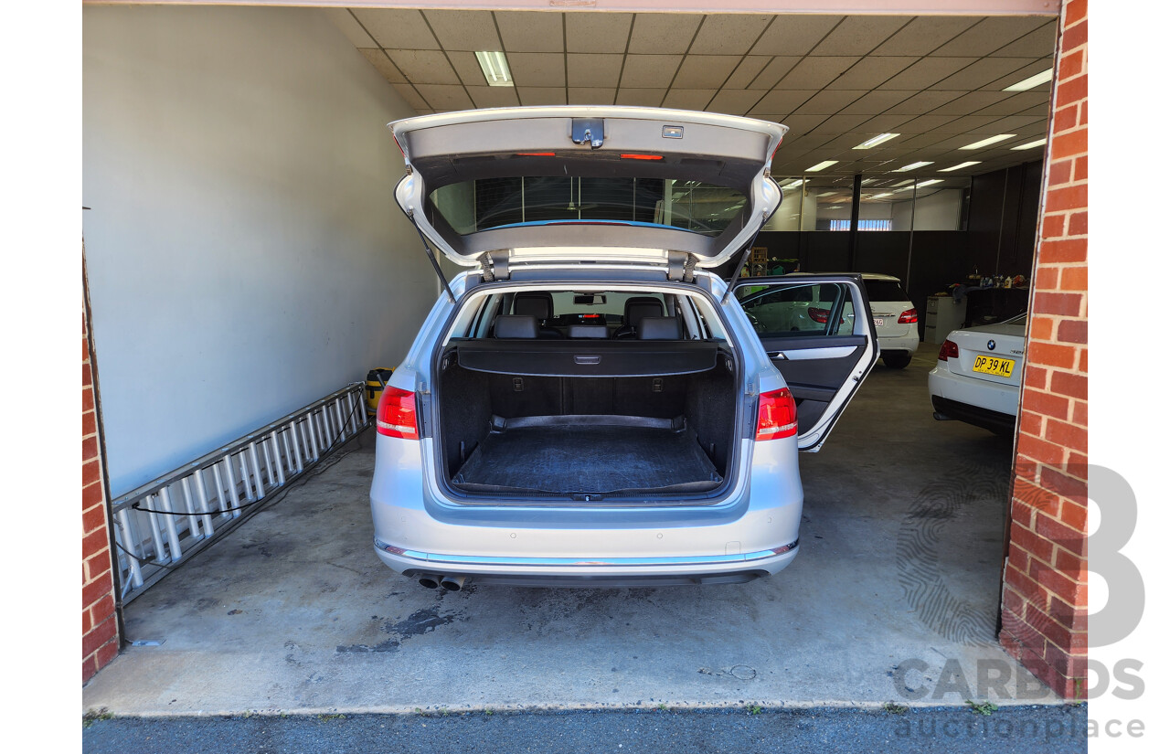 5/2013 Volkswagen Passat 130 TDI Highline 3C MY13.5 4d Wagon Silver 2.0L