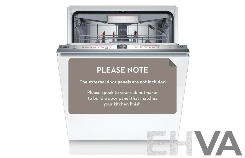 BOSCH (SBV8EDX01A) 60cm Series 8 Fully Integrated Tall Tub Dishwasher - ORP $2,449