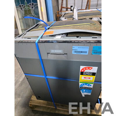 BOSCH (SBV8EDX01A) 60cm Series 8 Fully Integrated Tall Tub Dishwasher - ORP $2,449