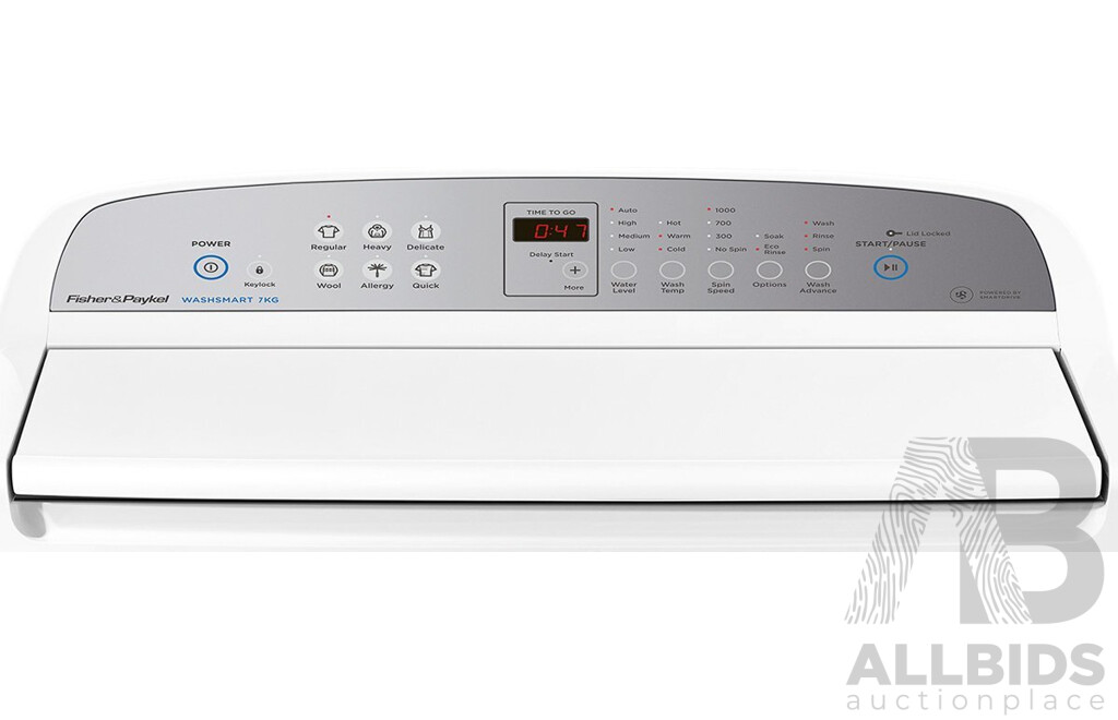 Fisher & Paykel Series 5 7kg Top Load Washing Machine (WA7060G2) - ORP $999