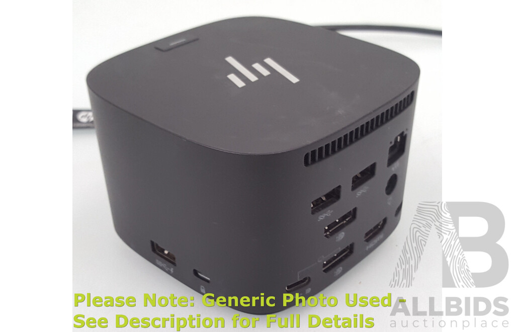 HP (HSN-IX03) Thunderbolt Dock 120W G4 w/ Power Supply
