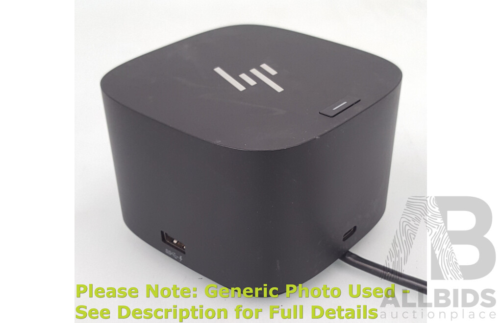 HP (HSN-IX03) Thunderbolt Dock 280W G4 w/ Power Supply