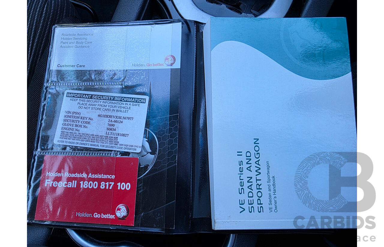 7/2011 Holden Commodore SV6 VE II 4d Sportwagon Grey 3.6L