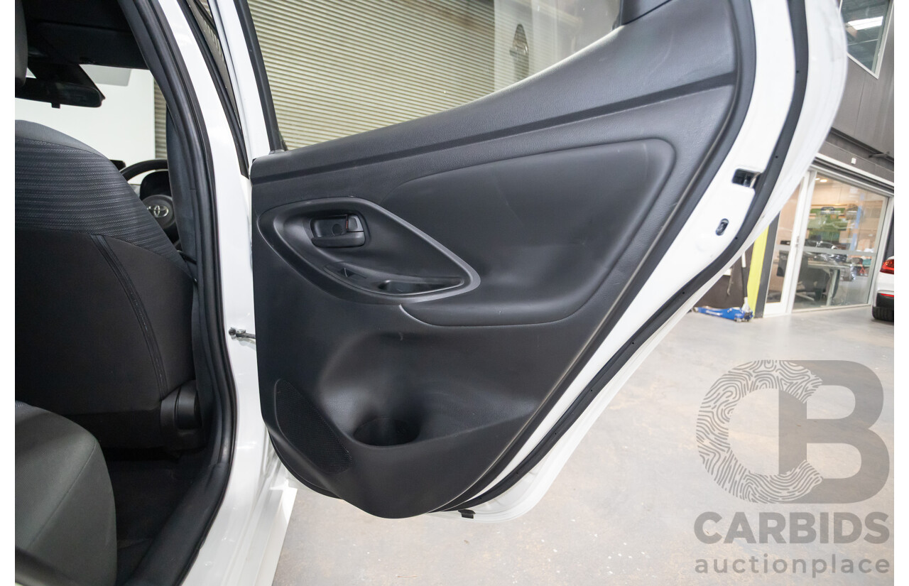 6/2020 Toyota Yaris Ascent Sport MXPA10R 5D Hatchback Glacier White 1.5L