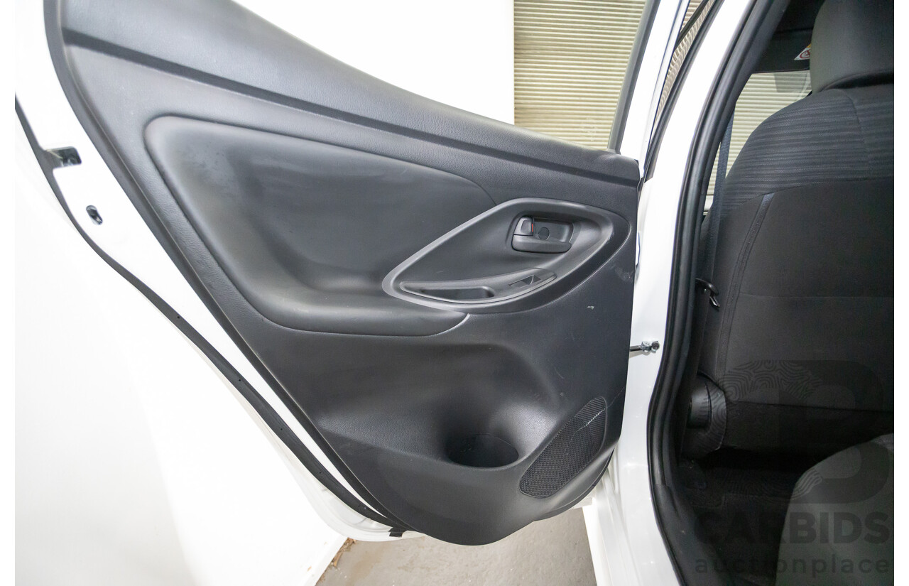 6/2020 Toyota Yaris Ascent Sport MXPA10R 5D Hatchback Glacier White 1.5L