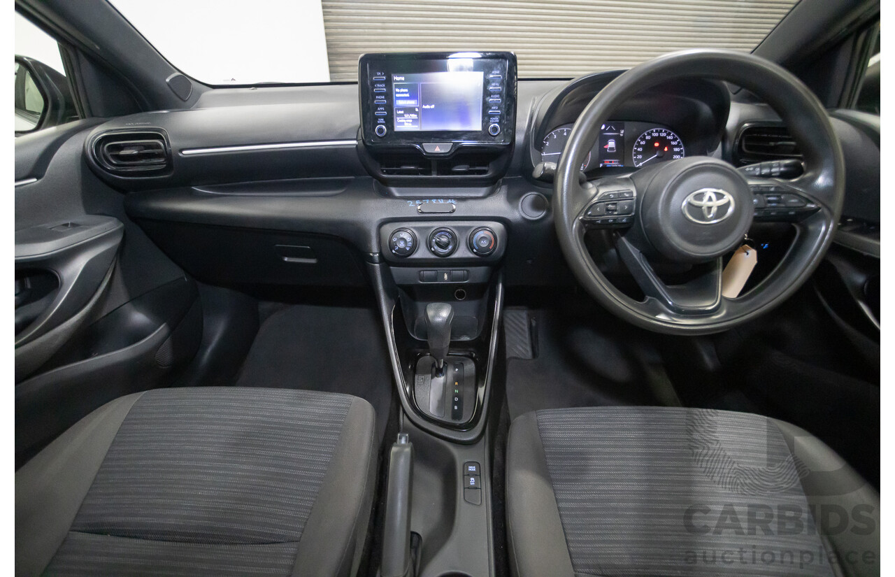 6/2020 Toyota Yaris Ascent Sport MXPA10R 5D Hatchback Glacier White 1.5L