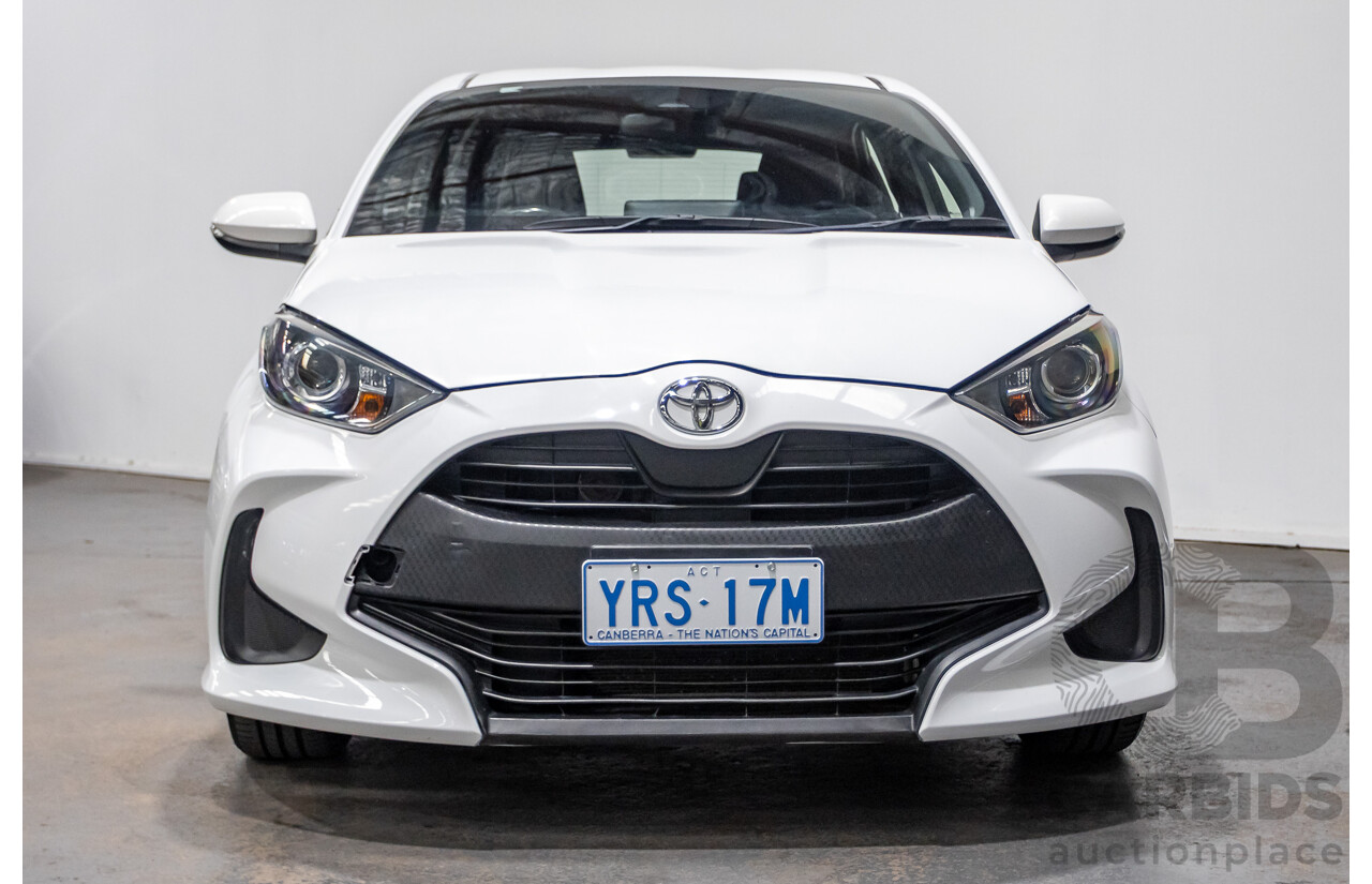 6/2020 Toyota Yaris Ascent Sport MXPA10R 5D Hatchback Glacier White 1.5L