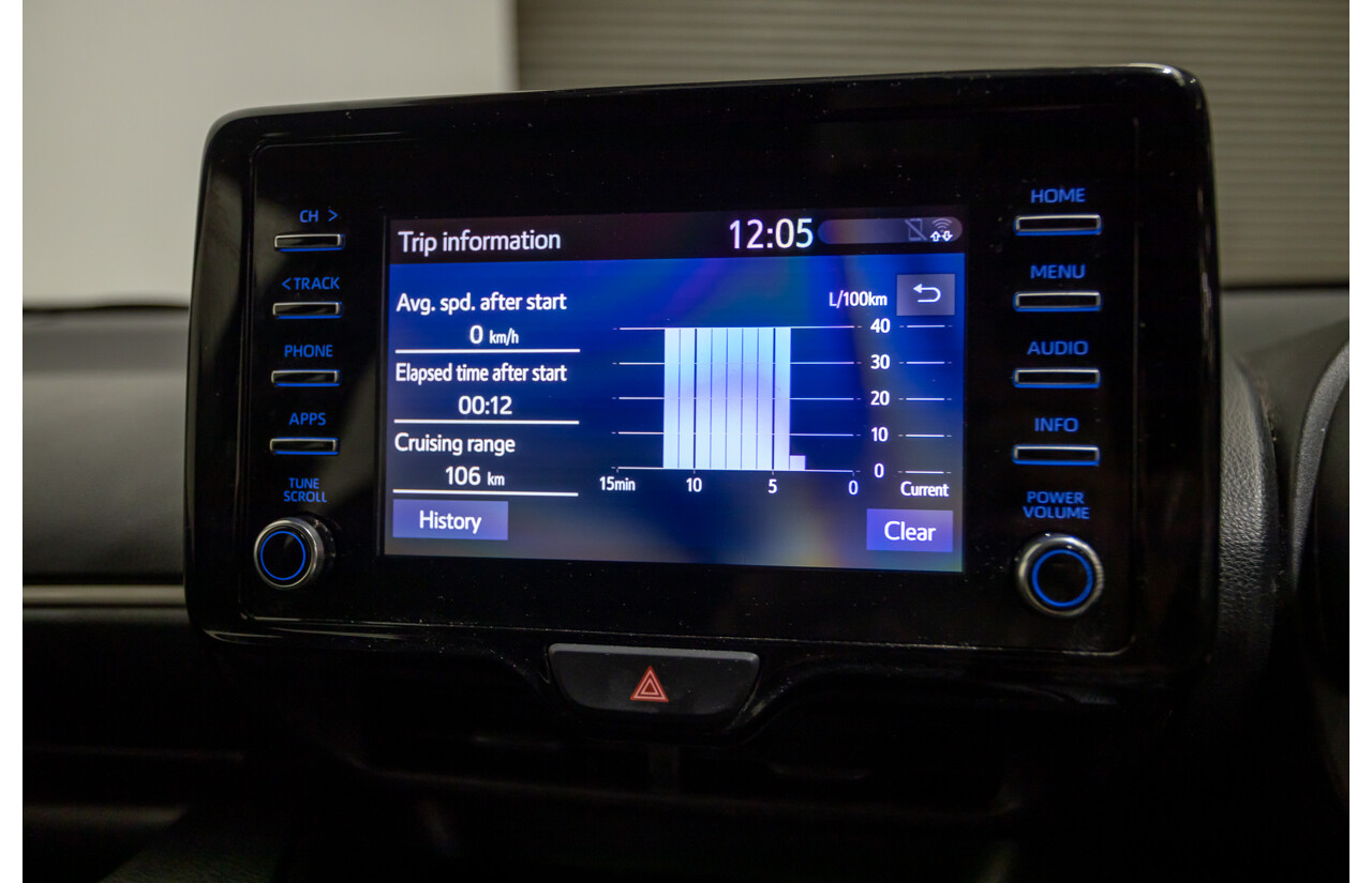 6/2020 Toyota Yaris Ascent Sport MXPA10R 5D Hatchback Glacier White 1.5L