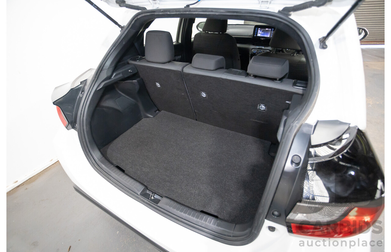 6/2020 Toyota Yaris Ascent Sport MXPA10R 5D Hatchback Glacier White 1.5L