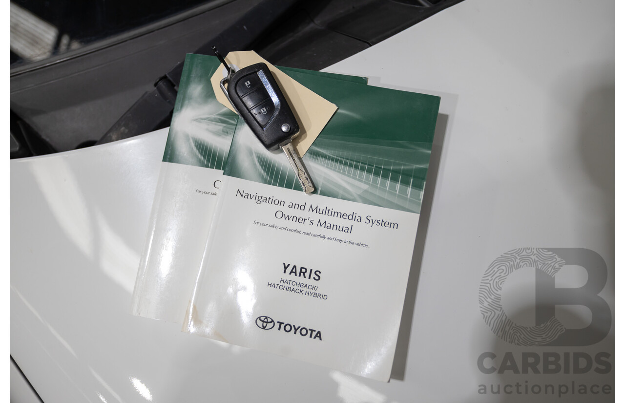 6/2020 Toyota Yaris Ascent Sport MXPA10R 5D Hatchback Glacier White 1.5L