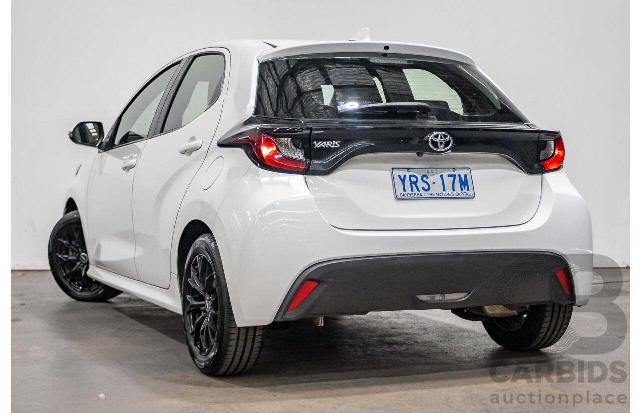 6/2020 Toyota Yaris Ascent Sport MXPA10R 5D Hatchback Glacier White 1.5L