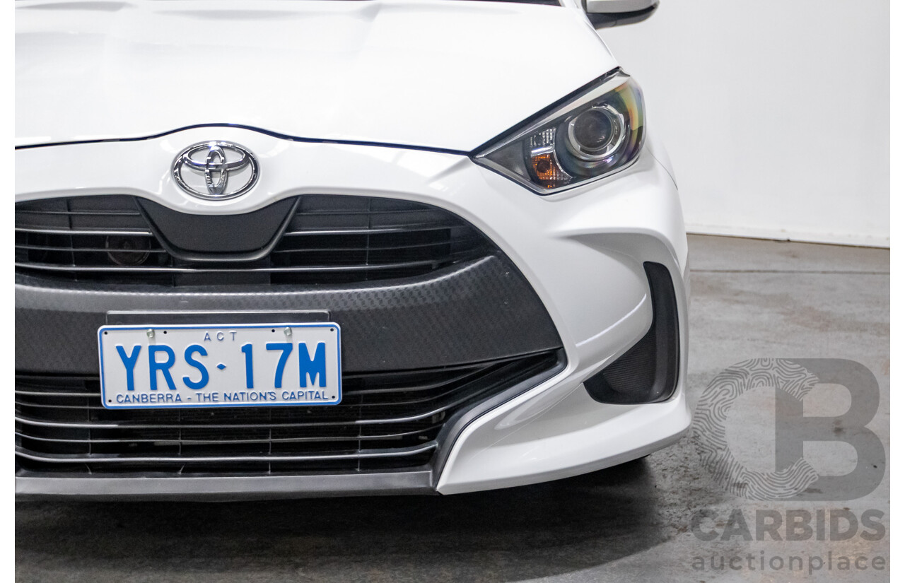 6/2020 Toyota Yaris Ascent Sport MXPA10R 5D Hatchback Glacier White 1.5L