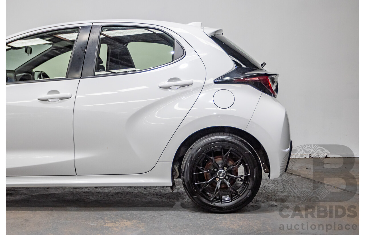 6/2020 Toyota Yaris Ascent Sport MXPA10R 5D Hatchback Glacier White 1.5L
