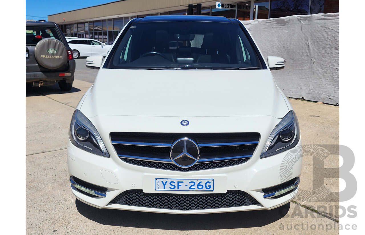 7/2012 Mercedes-Benz B200 BE 246 5d Hatchback White 1.6L