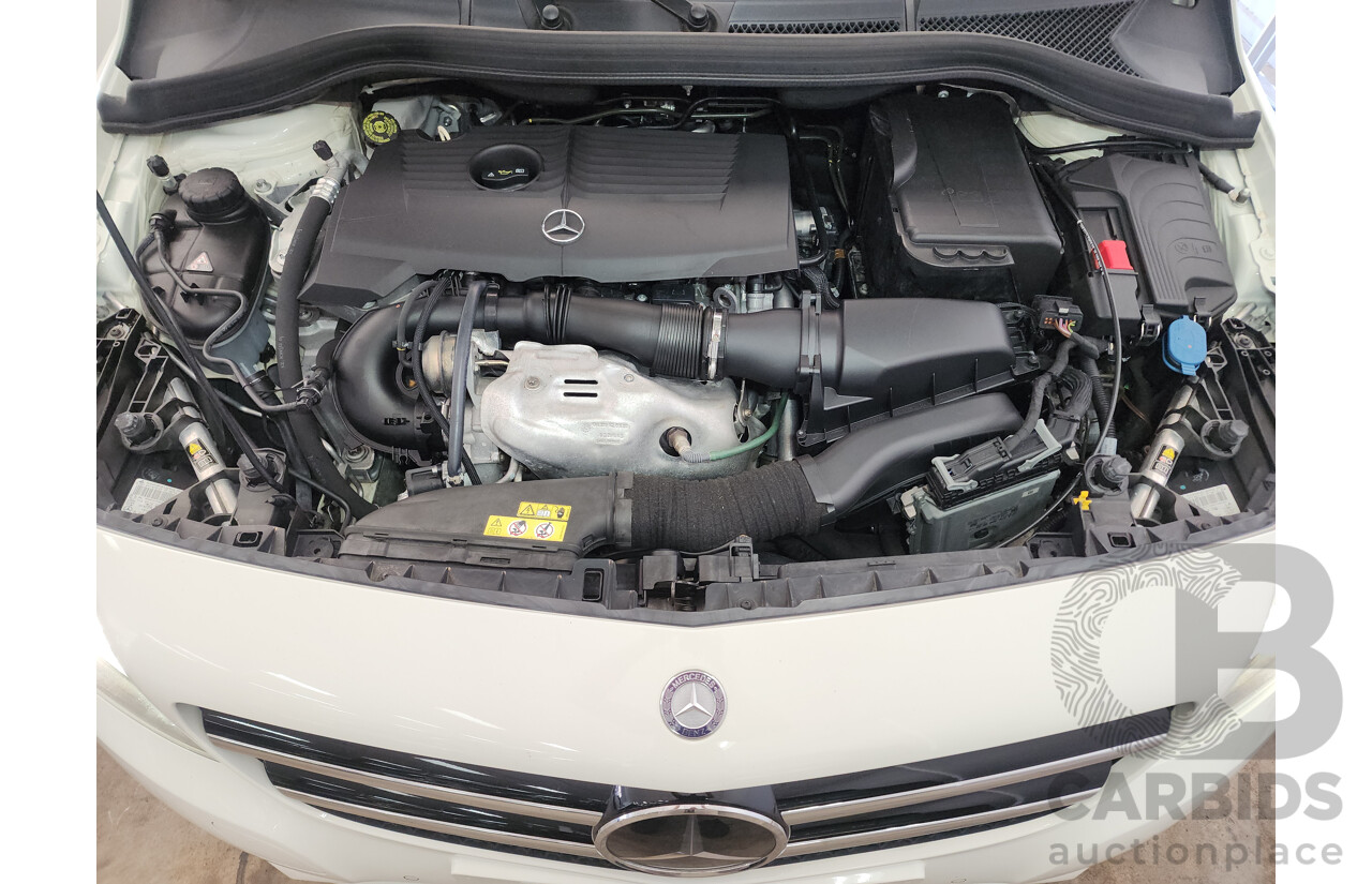 7/2012 Mercedes-Benz B200 BE 246 5d Hatchback White 1.6L