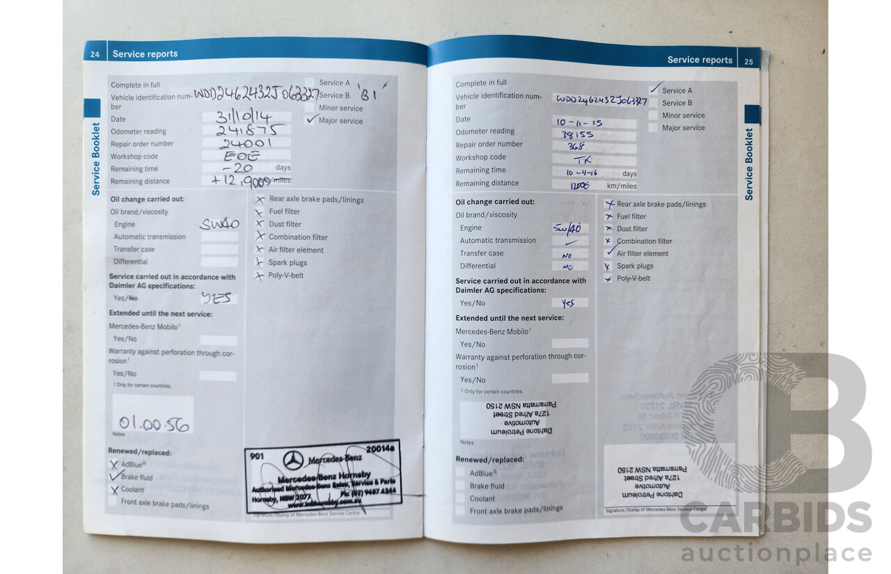 7/2012 Mercedes-Benz B200 BE 246 5d Hatchback White 1.6L