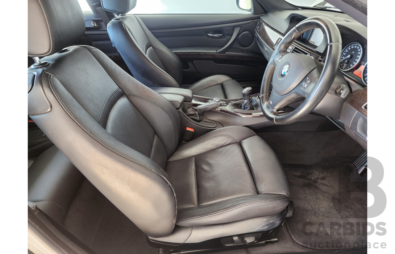 9/2011 Bmw 3 20d E92 MY11 2d Coupe White 2.0L