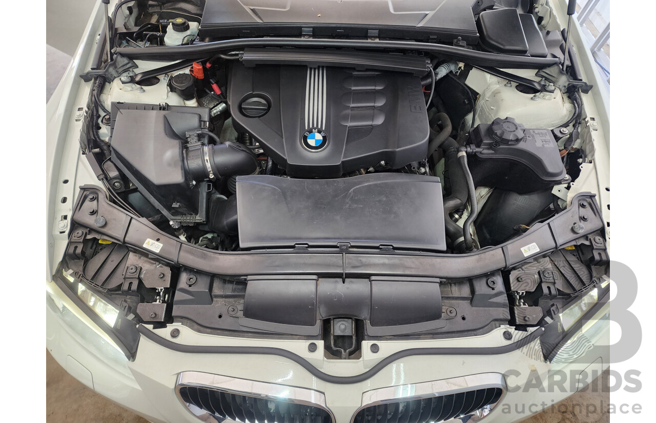 9/2011 Bmw 3 20d E92 MY11 2d Coupe White 2.0L