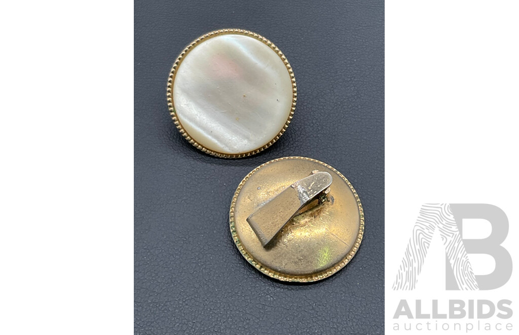 Collection of Vintage Clip-on Earrings, Including Elizabeth Reimer, Florenza, Barns and More - Lot of 6