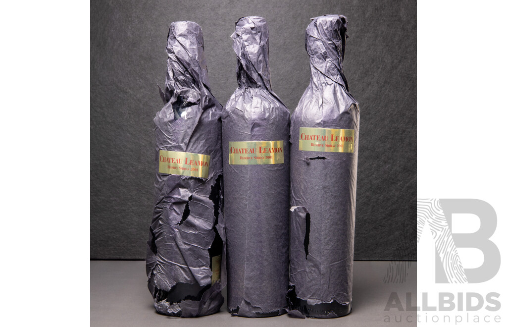 Chateau Leamon Reserve Shiraz Vintage 2001x 3