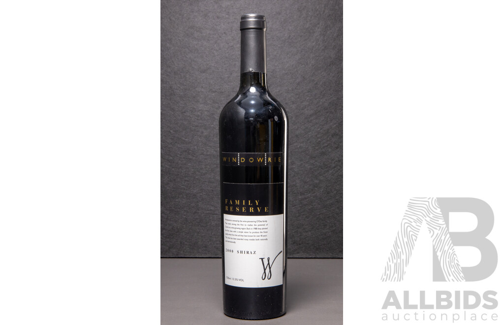 Windowrie Family Reserve Vintage 2000