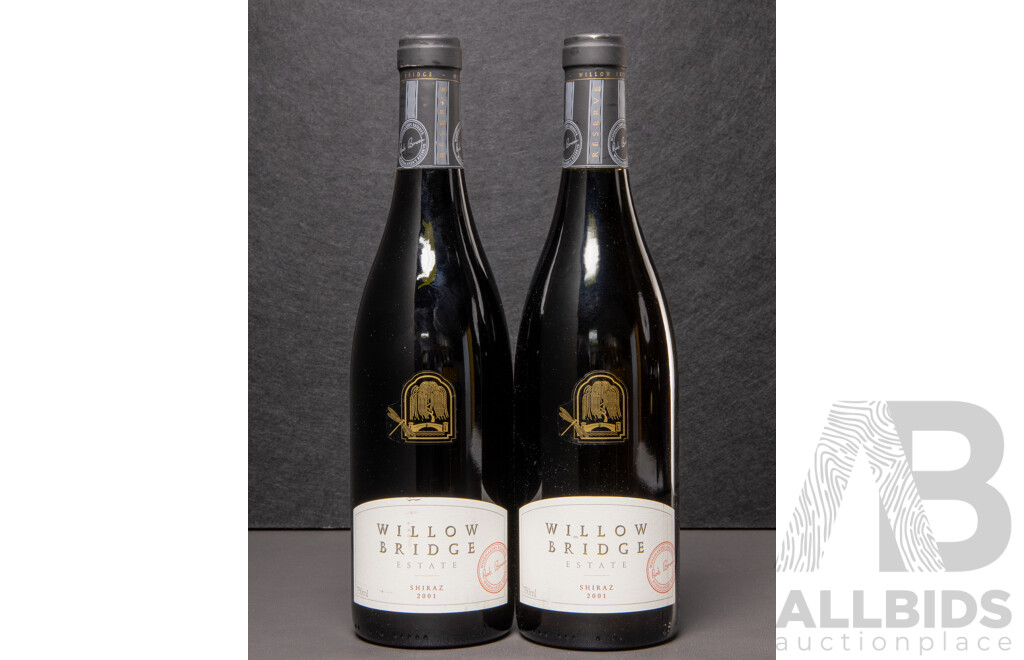 Willow Bridge Estate Shiraz Vintage 2001x 2