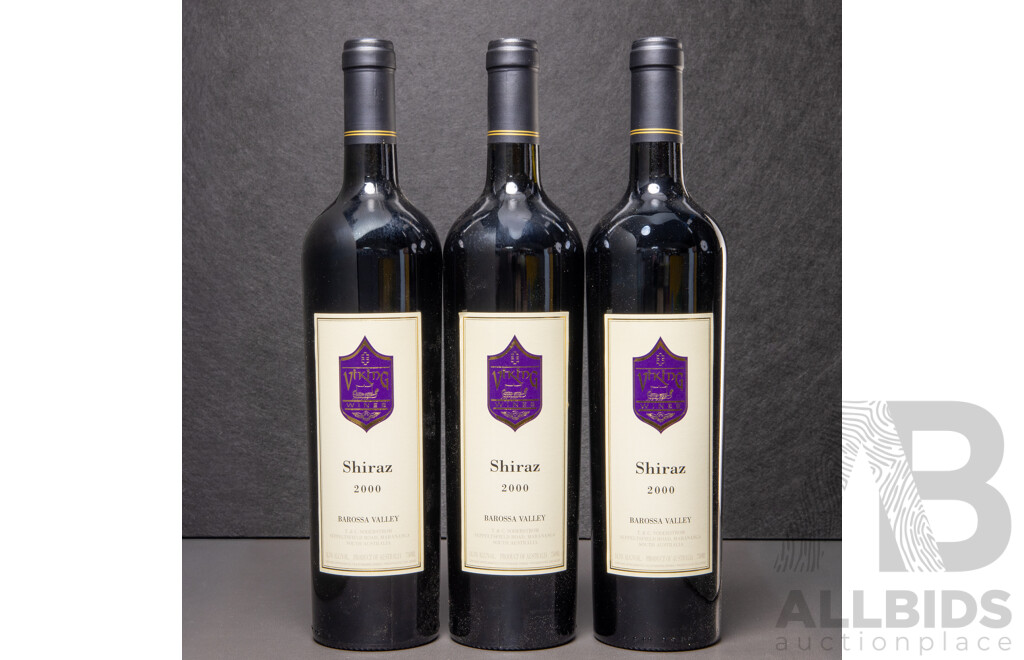 Viking Wines Barossa Valley Shiraz Vintage 2000 X 3