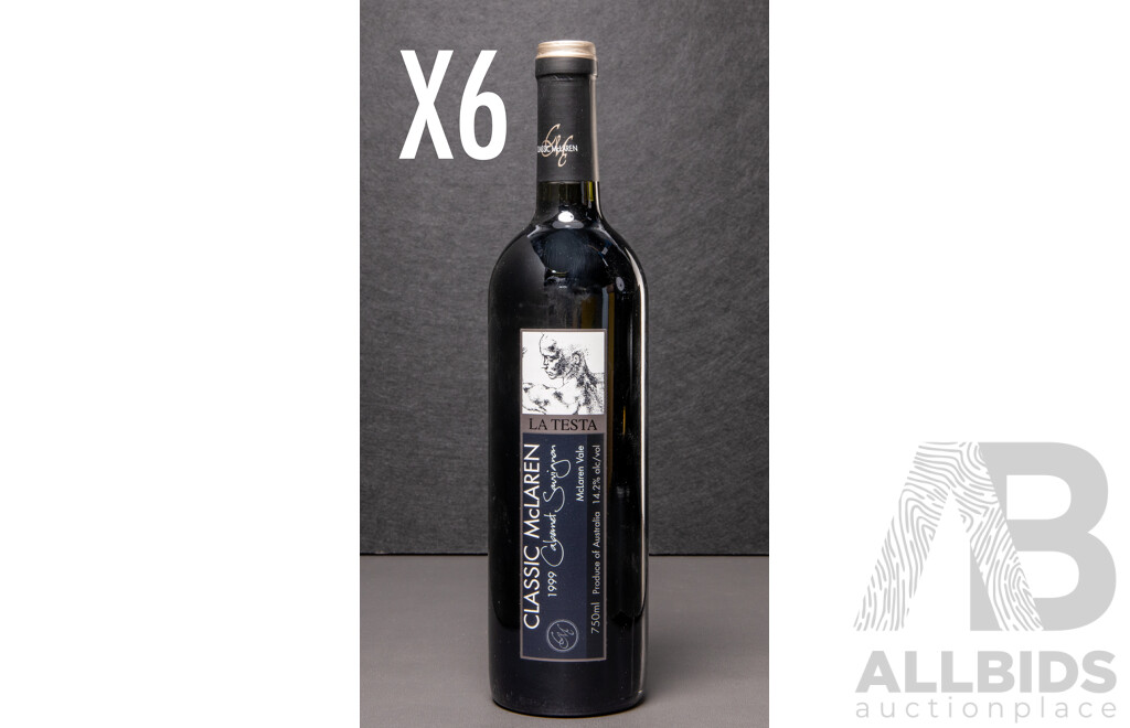 Half Dozen Classic McLaren Cabernet Sauvignon Vintage 1999 (6)