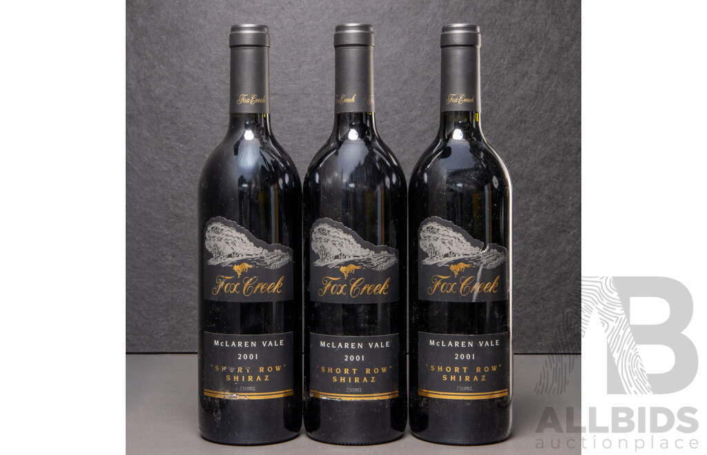 Fox Creek Short Row Shirax Vintage 2001 X 3