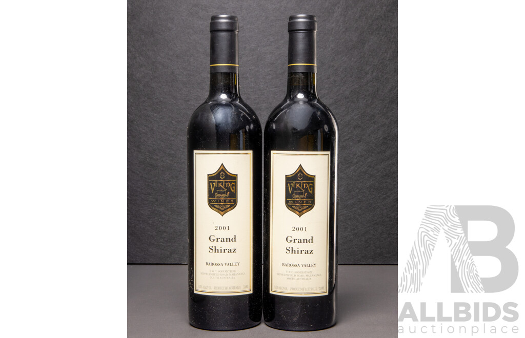 Viking Wines Grand ShirazBarossa Valley Vintage 2001x 2