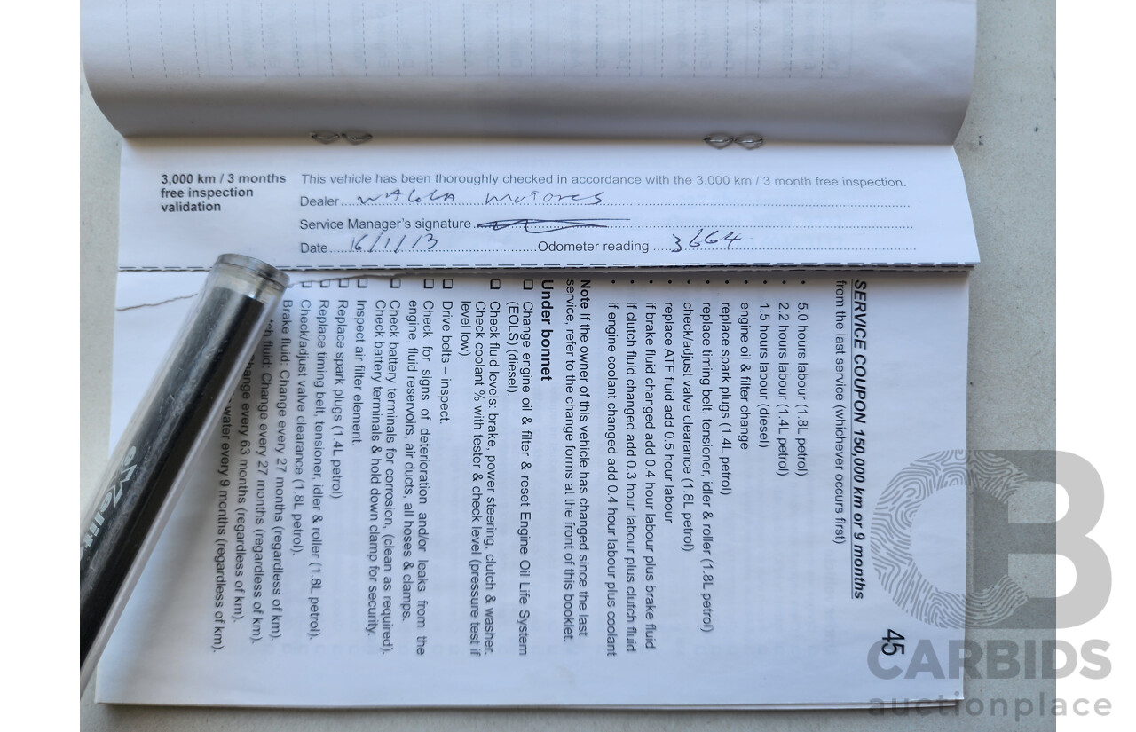 11/2012 Holden Cruze CD Equipe JH MY13 4d Sedan Grey 1.8L