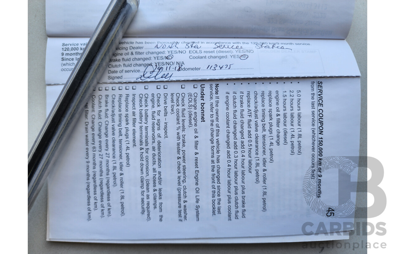 11/2012 Holden Cruze CD Equipe JH MY13 4d Sedan Grey 1.8L