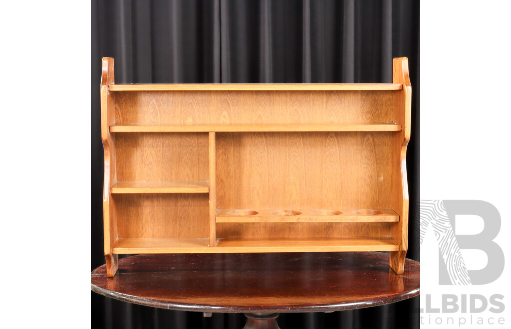 Solid Timber Wall Mount Open Shelf