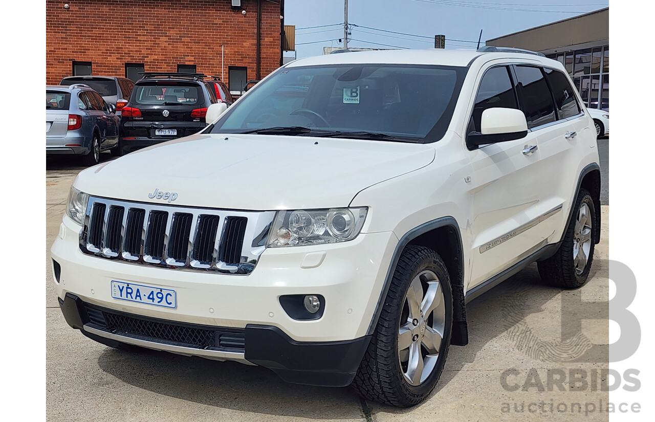 11/2011 Jeep Grand Cherokee Limited (4x4) WK 4d Wagon White 3.6L