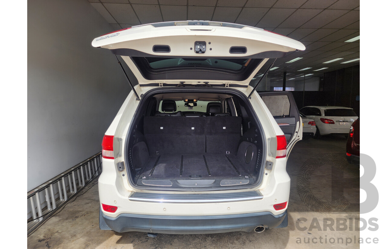11/2011 Jeep Grand Cherokee Limited (4x4) WK 4d Wagon White 3.6L