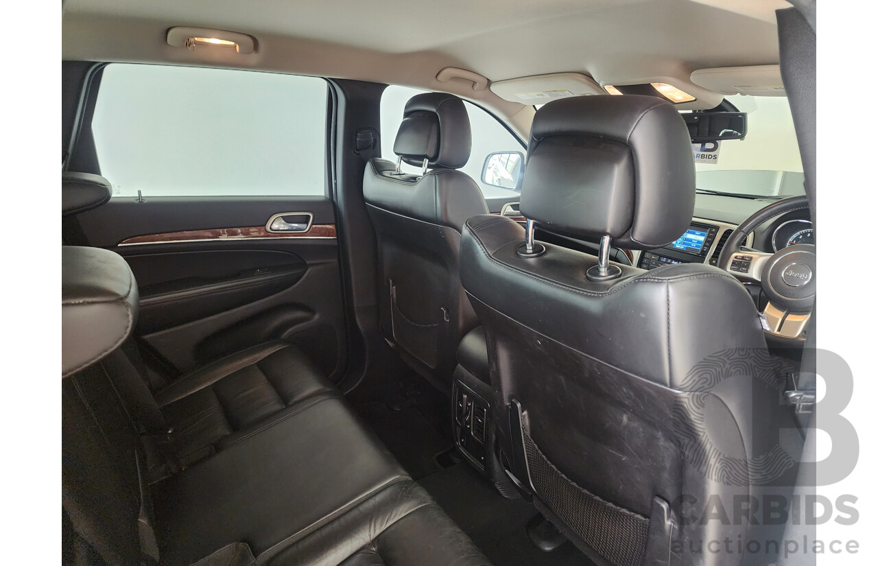 11/2011 Jeep Grand Cherokee Limited (4x4) WK 4d Wagon White 3.6L