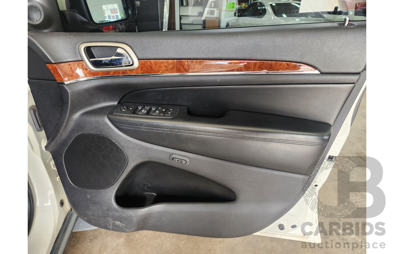 11/2011 Jeep Grand Cherokee Limited (4x4) WK 4d Wagon White 3.6L