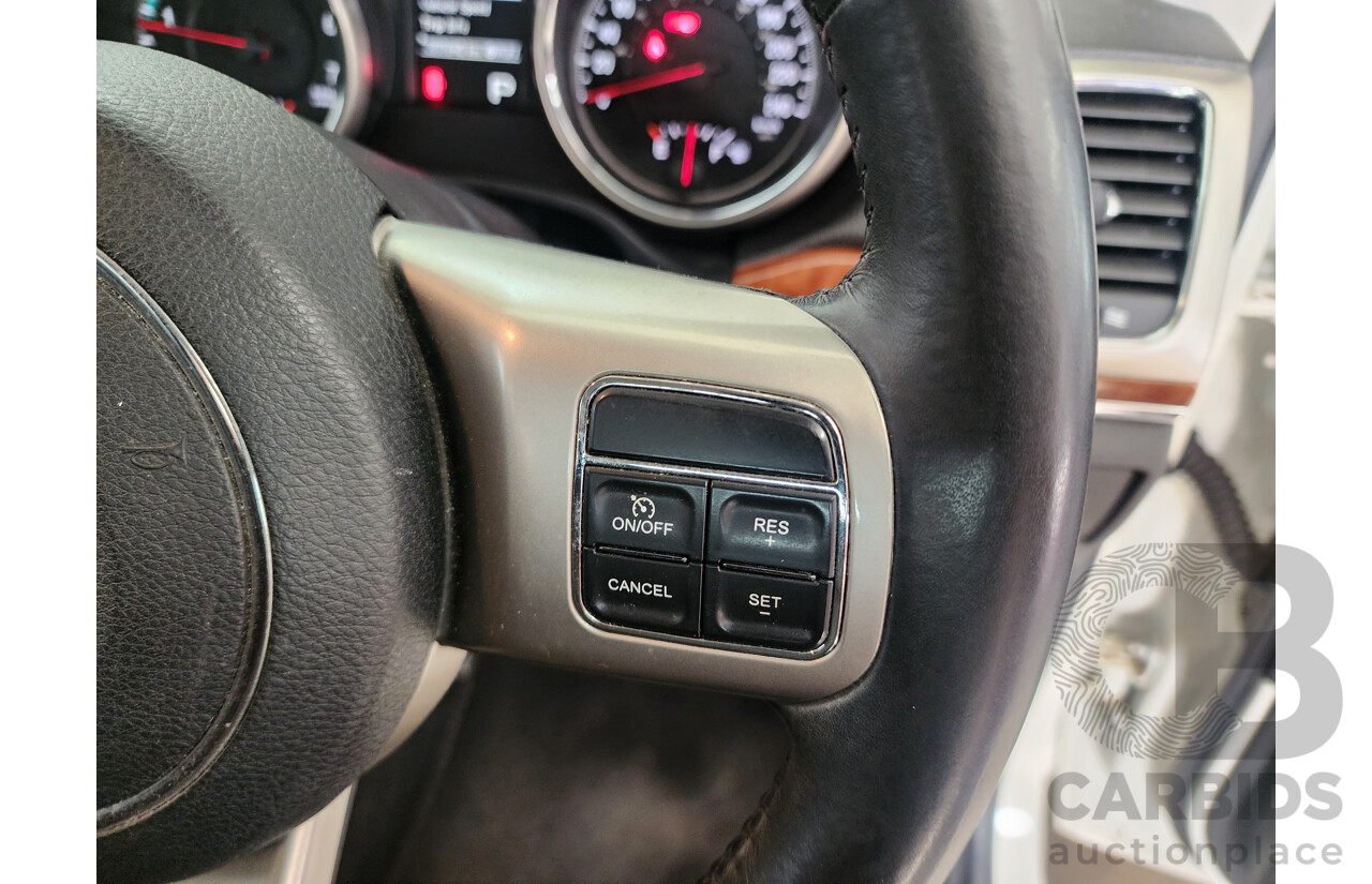 11/2011 Jeep Grand Cherokee Limited (4x4) WK 4d Wagon White 3.6L