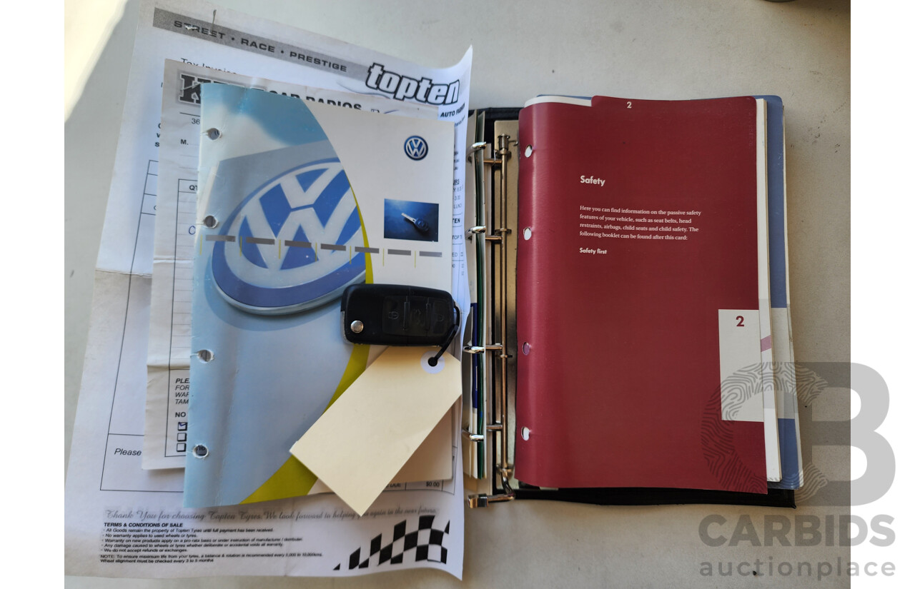 8/2006 Volkswagen Golf GTi 1K 5d Hatchback Black 2.0L