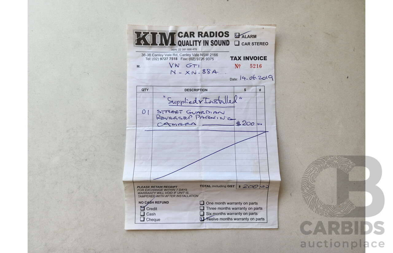 8/2006 Volkswagen Golf GTi 1K 5d Hatchback Black 2.0L