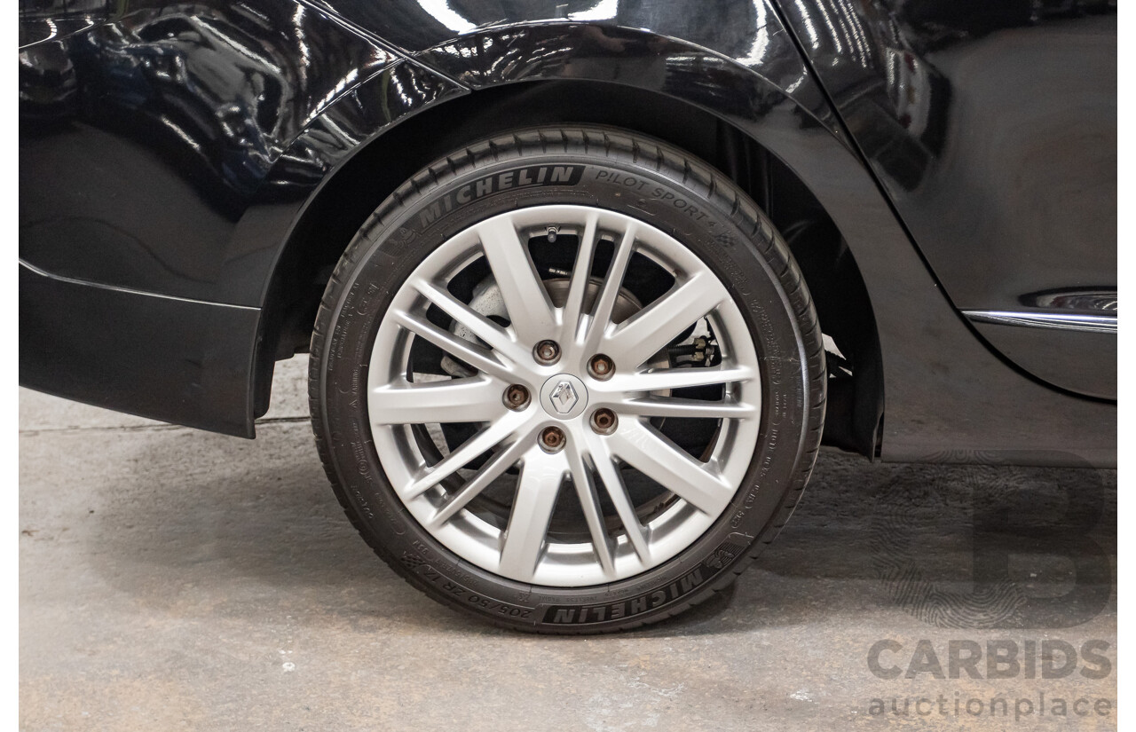 06/2016 Renault Megane GT-LINE K95 MY14 4D Wagon Black Turbo 1.2L