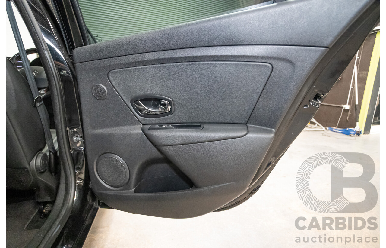 06/2016 Renault Megane GT-LINE K95 MY14 4D Wagon Black Turbo 1.2L