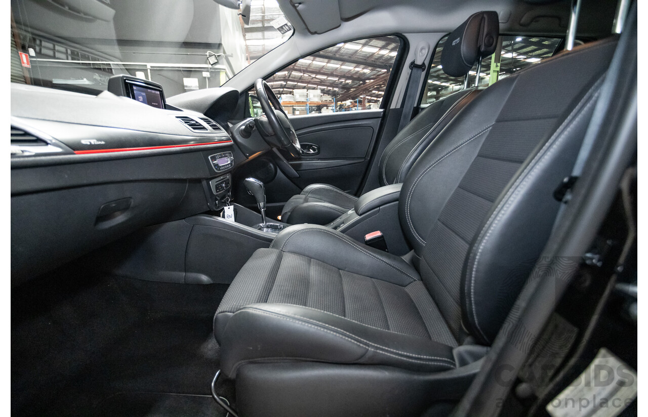 06/2016 Renault Megane GT-LINE K95 MY14 4D Wagon Black Turbo 1.2L