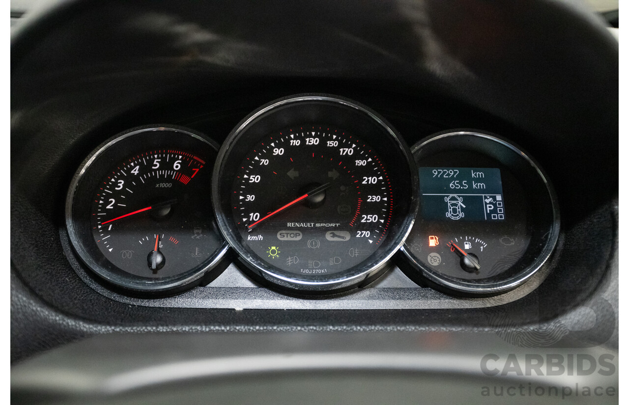 06/2016 Renault Megane GT-LINE K95 MY14 4D Wagon Black Turbo 1.2L